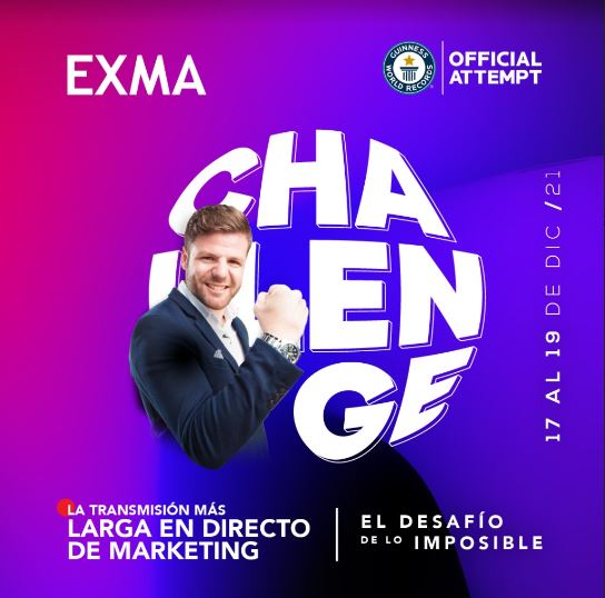 Llega EXMA Challenge, el evento de marketing que quiere entrar al récord  Guinness