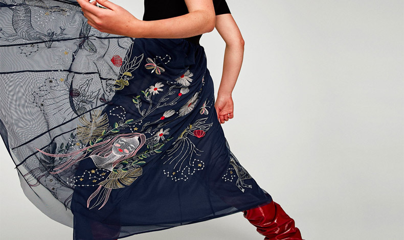 ZARA se inspira en Dior para crear su nueva falda