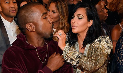 Kim Kardashian recibe a Kanye West con una gran fiesta