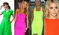 Los fluor llegan a la moda esta temporada
