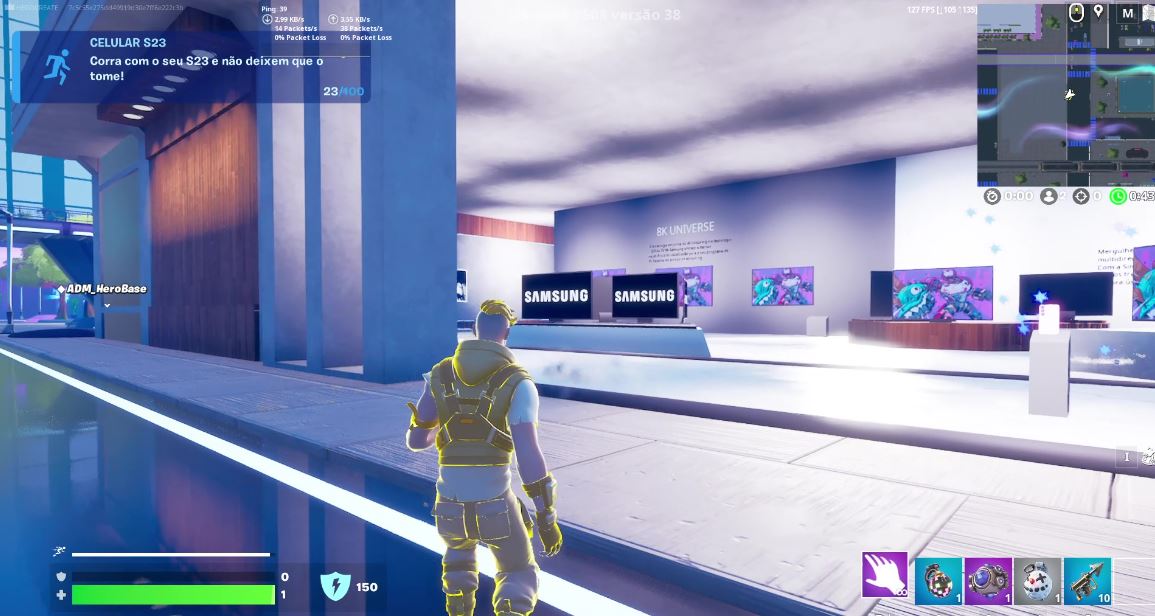 Samsung Latinoamrica actualiza juego en Fortnite con foco en el nuevo Galaxy S23