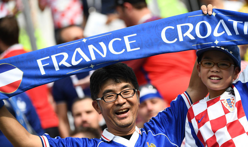Francia y Croacia se enfrentan por la Copa del Mundo