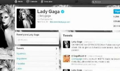Lady Gaga, la reina del Twitter