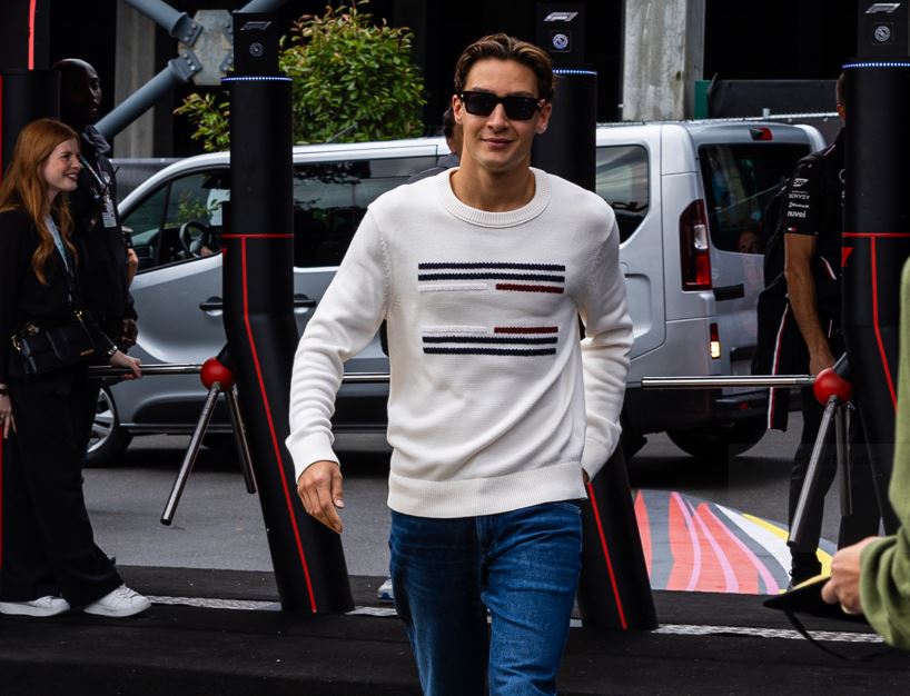 George Russell lleva Tommy Hilfiger el fin de semana de carreras del Gran Premio de Blgica