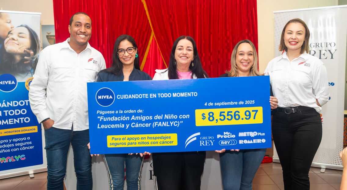 Grupo Rey, Nivea y Fanlyc refuerzan su compromiso en la lucha contra el c�ncer infantil por 2do a�o consecutivo