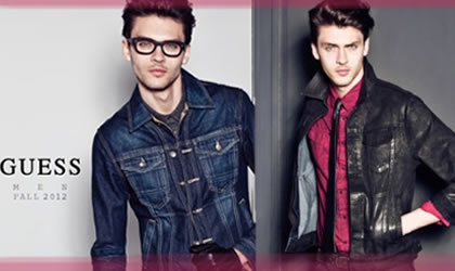 Guess moda masculina invierno 2012