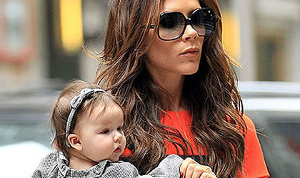 Harper Beckham, a punto de convertirse la bebé más fashion de las celebridades