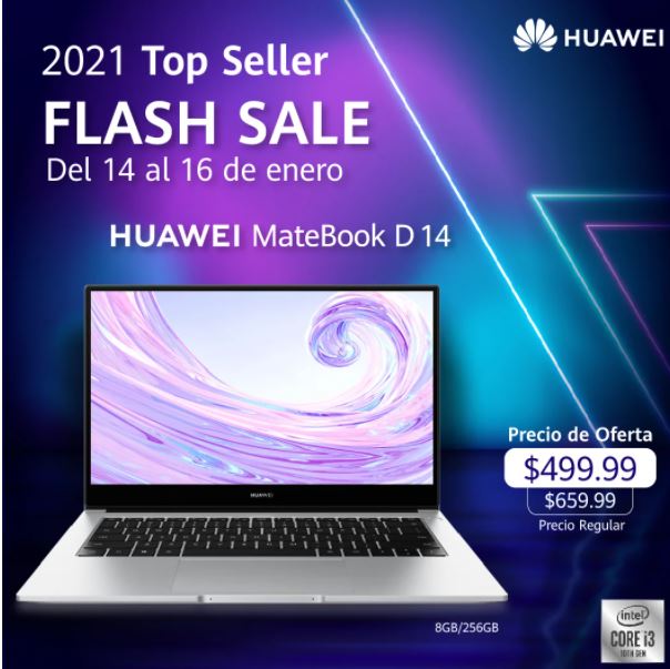 La laptop mas vendida del ao pasado, la MateBook D14, a un increble precio solo en Panam