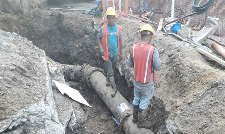 IDAAN cierra lnea de 16 pulgadas en Las Colinas de San Miguelito