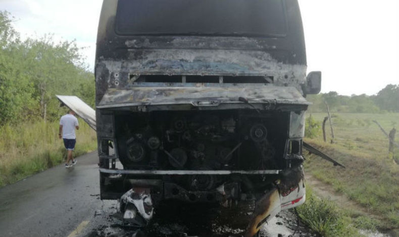 Bus de la Ruta Pes-Panam se incendi