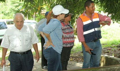 IDAAN inspecciona trabajos en Panam Norte