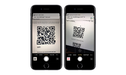 iOS 11 permite escanear cdigos QR para conectar el dispositivo al WiFi