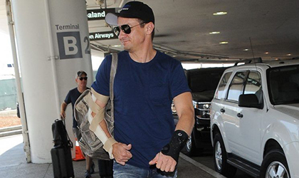 Jeremy Renner se fractura ambos brazos en el rodaje de Infinity War