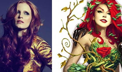 Gotham City Sirens: Jessica Chastain como Poison Ivy?