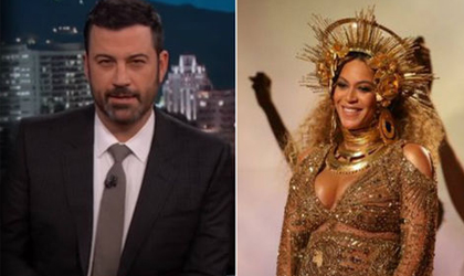 Jimmy Kimmel presentó en exclusiva la fotografía de los mellizos de Beyoncé