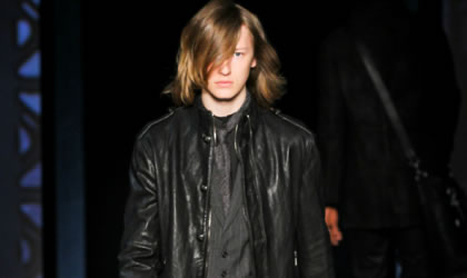 Julin para John Varvatos en Milan Fashion Week 2012