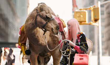 Un camello en New York protagoniza la campaa de Kate Spade
