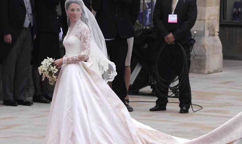 El segundo vestido de boda de Kate Middleton