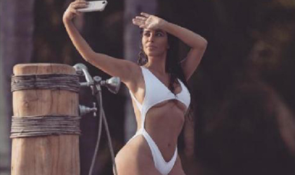 Kim Kardashian presume que perdi� 30 kilos luciendo un bikini