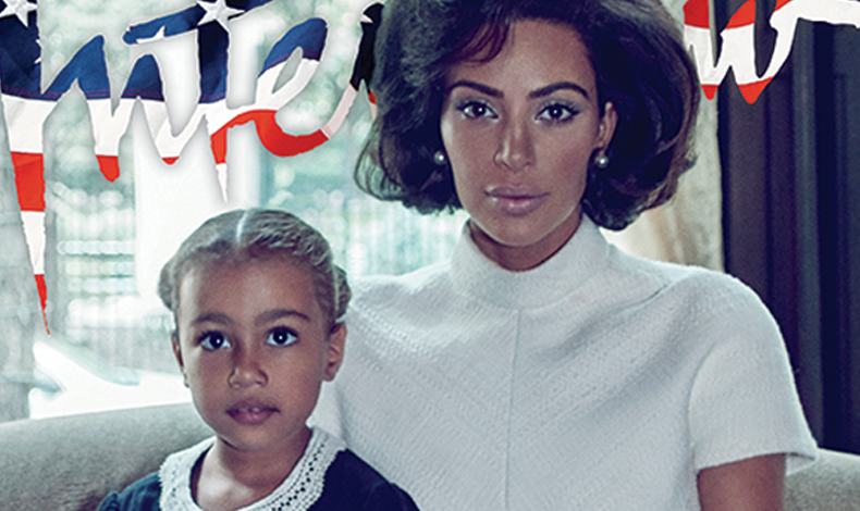 Kim Kardashian es una primera dama junto a su pequea North West