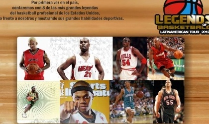 Leyendas del Basquetball, estarn en nuestro pas, el 31 de julio