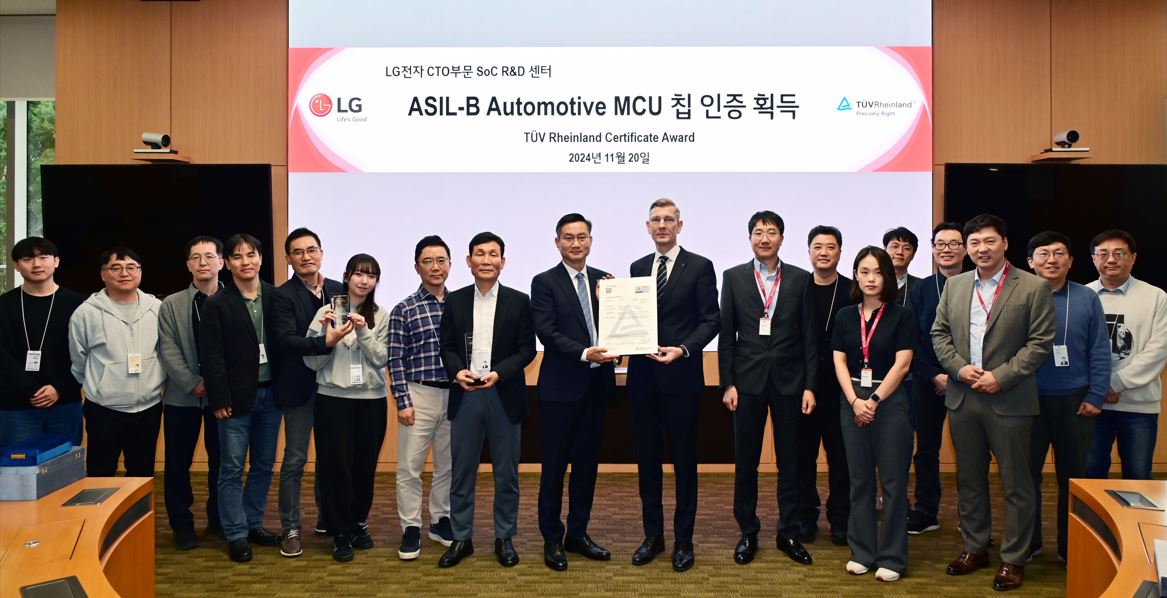 LG reconocida por su innovacin con su primera MCU certificada para el sector automotriz