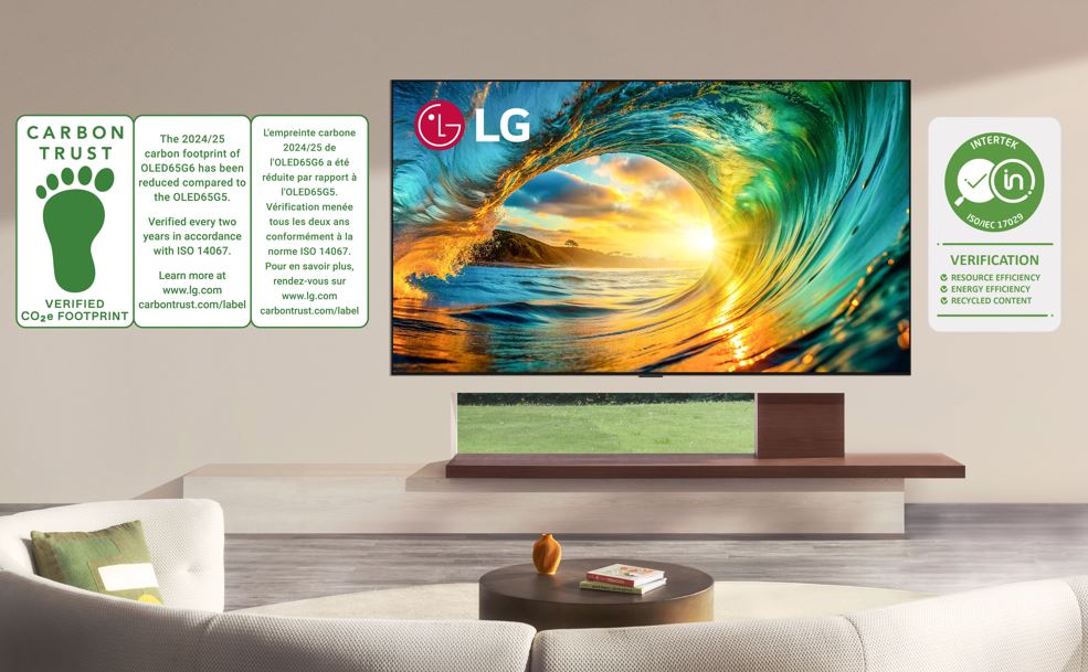 LG destaca avances en sostenibilidad de sus televisores 2026