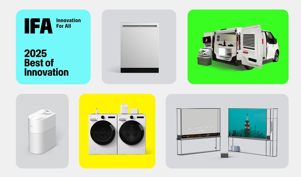 LG gana 17 premios en los IFA Innovation Awards 2025, incluyendo el �Best of IFA�
