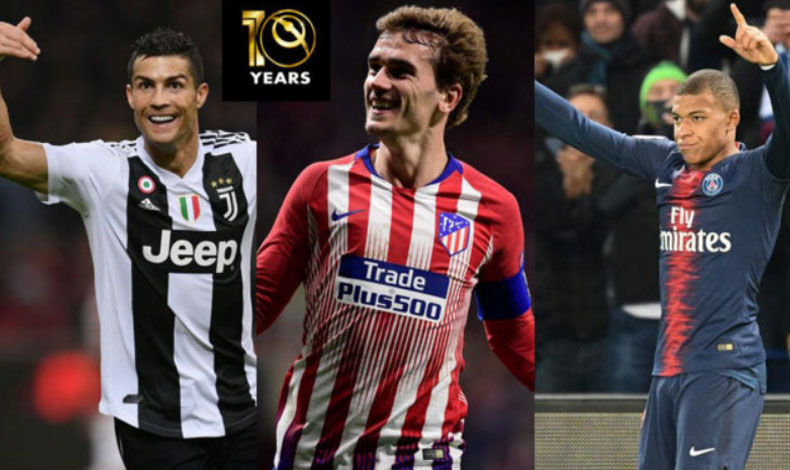 Los finalistas al Globe Soccer Award