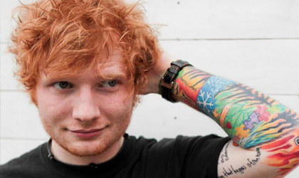 Los nuevos tatuajes de Ed Sheeran