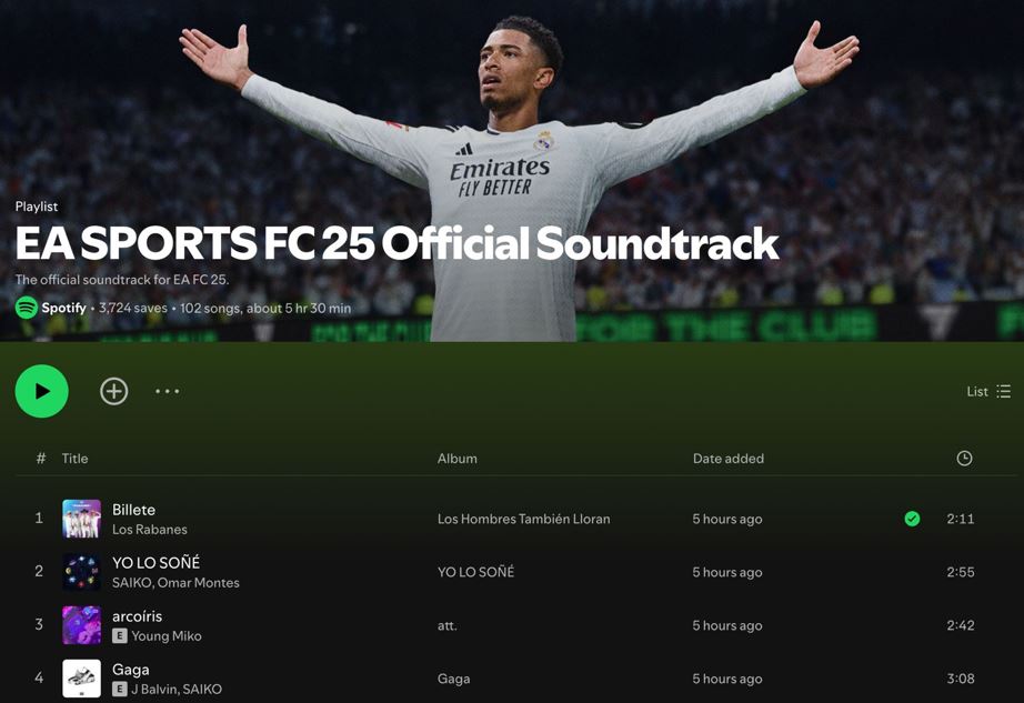 🇵🇦🎶Panam suena en la banda sonora oficial del videojuego EA FC 25. 🎮💥, con 