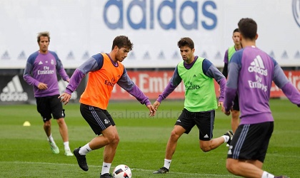 Lucas Silva entrena con el Madrid 424 das despus