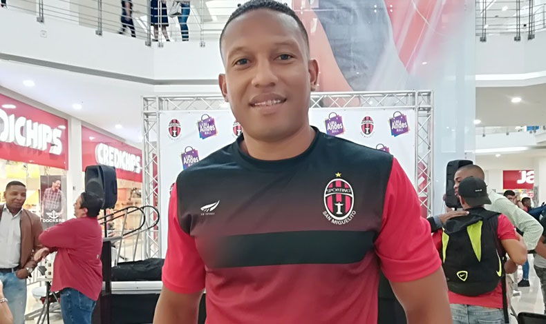 Luis Mendoza est agradecido con Dios y con el Sporting San Miguelito