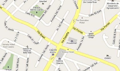 Google Maps coopera con el tr�nsito paname�o