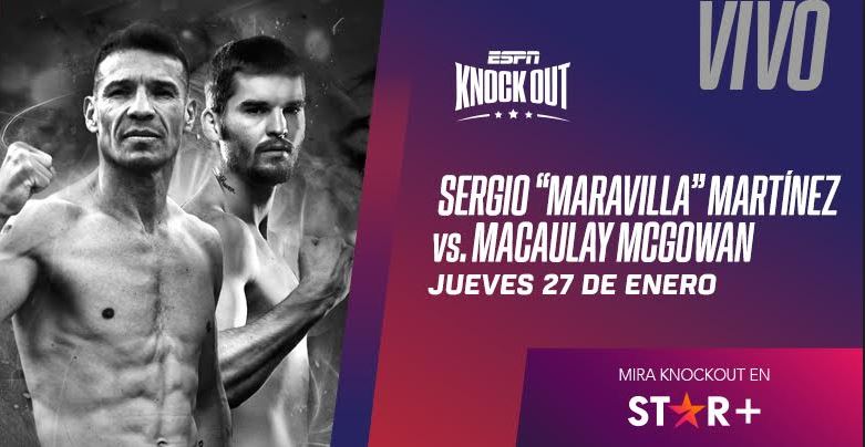 Maravilla Martnez encabeza maratn de boxeo en ESPN KNOCKOUT por STAR+