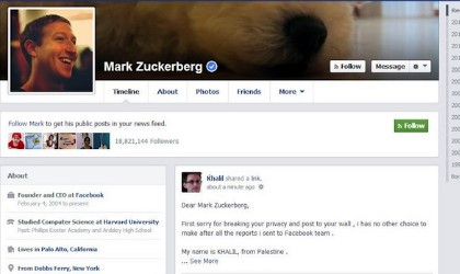 Ni Zuckerberg se escapa de que le hackeen la cuenta de facebook