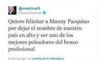 Martinelli cree que Pacquiao es panameo?