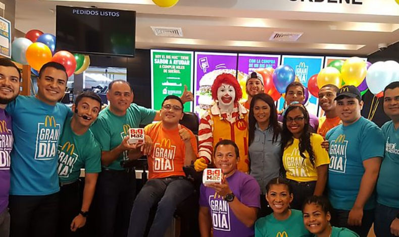 McDonald’s realizó en Panamá su Gran Día Solidario