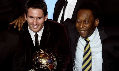 Pel� ataca a Messi sin piedad