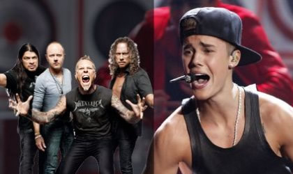 Los de Metallica se declaran 'Beliebers'