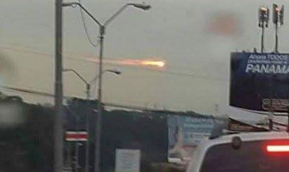Cay un meteorito en Chiriqu