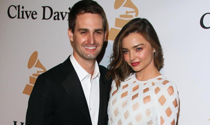 El ngel de Victoria's Secret, Miranda Kerr se cas con Evan Spiegel fundador de Snapchat