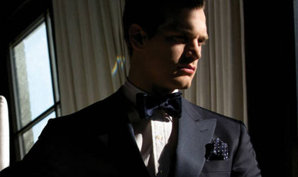 Moda elegante para caballero el fin de ao