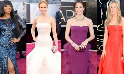 Mejores vestidas de los Oscar 2013