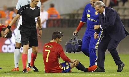 lvaro Morata no sufre una lesin seria