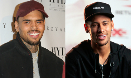 Neymar y Chris Brown se pelean por una mujer