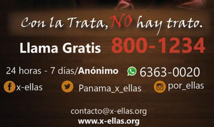 En Panam la ONG X-ellas seala con la trata, NO hay trato