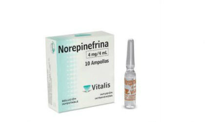 El Ministerio de Salud pidi el retiro del medicamento Norepinefrina en el mercado