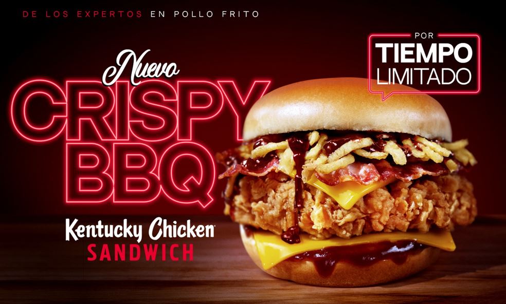 TIENES QUE PROBARLO! Disfruta del exclusivo Sndwich Crispy BBQ de KFC por tiempo limitado en Panam!