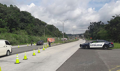 Polica Nacional anuncia que el operativo de inversin de carriles est en marcha